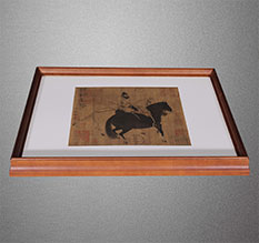 达尔罕茂明书画装裱配框服务案例