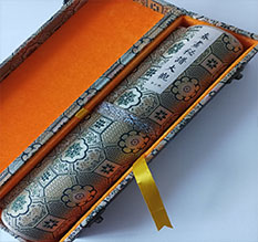 达尔罕茂明书画装裱案例